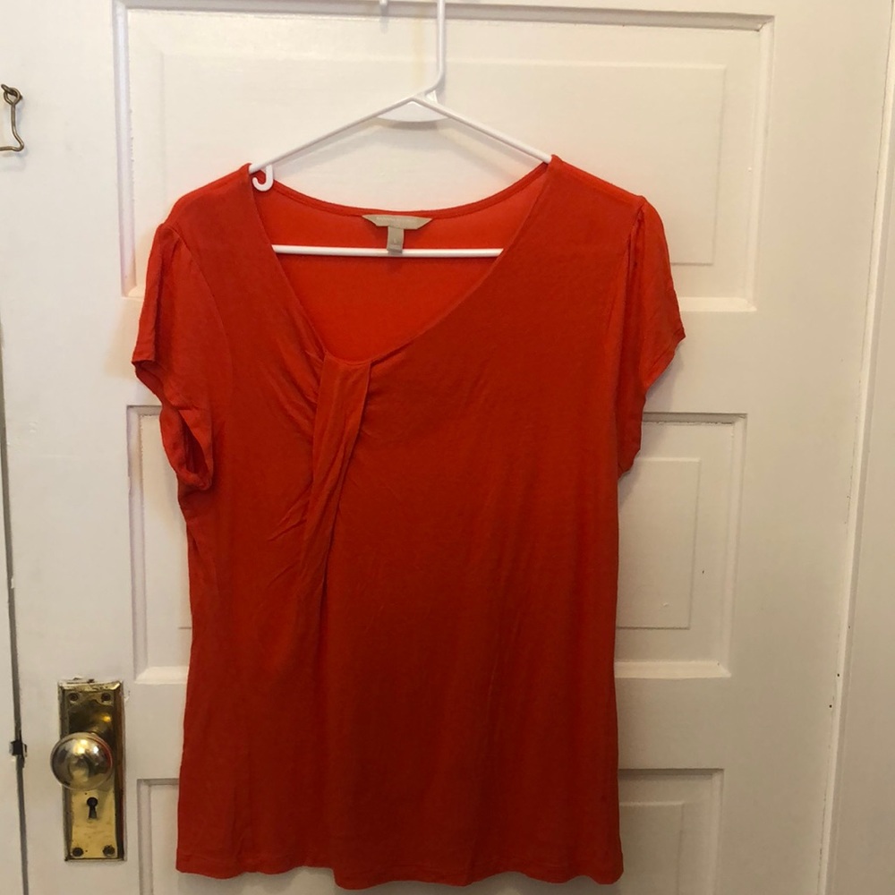 Banana Republic top. Size Large. Color Orange.